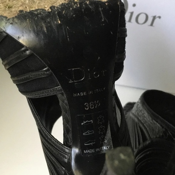 Christian Dior python ankle booties - Picture 8 of 9